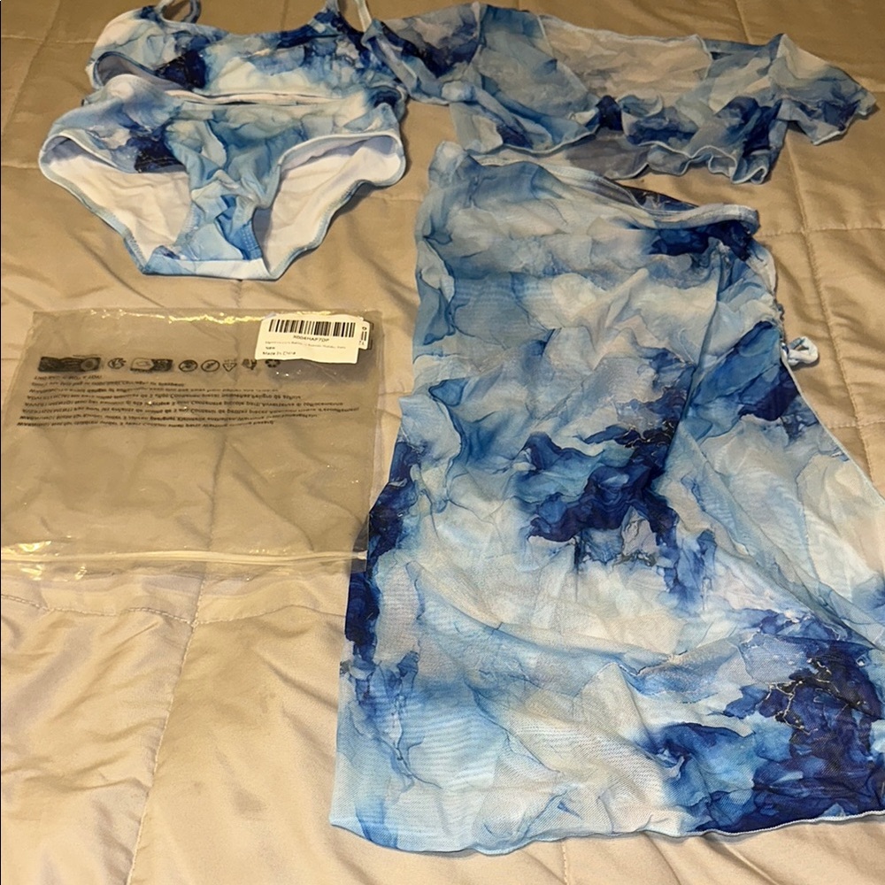 Amazon Kids Swim Bikini Set - Blue